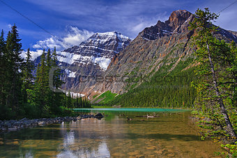 Mount Edith and Cavell Lake