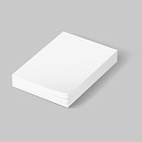 Stack of blank paper