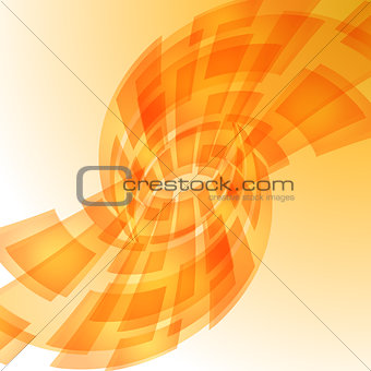 Abstract orange digital background