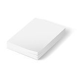 Stack of blank paper