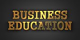 Business Education. Education Concept.
