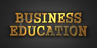 Business Education. Education Concept.