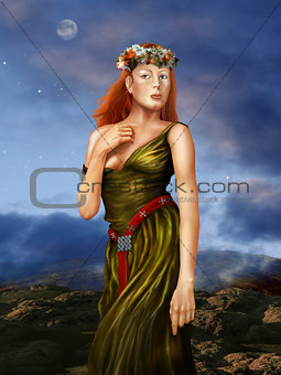 Pre Raphaelite Woman