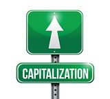 capitalizations road sign illustrations design