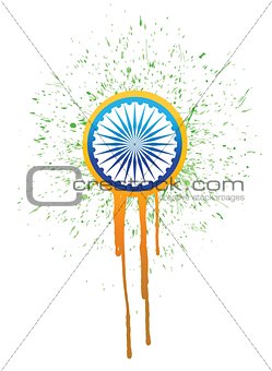 india ink drops illustration design