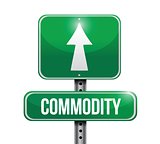 commodity road sign illustrations design