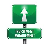 investment management road sign