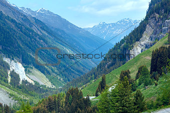  Alpine view from Kaunertaler Gletscherstrasse (Austria)