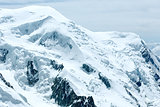 Mont Blanc mountain massif (view from Aiguille du Midi Mount,   