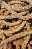 Detail of old marine rope