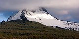 Majestic Snowcapped Mountain Peak Mt. Washington Oregon Cascade 