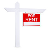 Real estate for rent sign