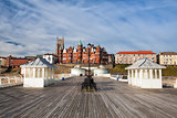Morning on the Cromer pier in England