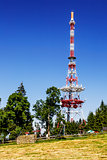 Relay mast over city of Zakopane