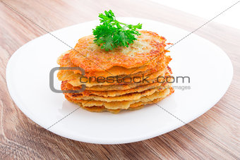 Delicious potato pancakes