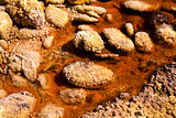 stones in acidic rio Tinto