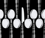 spoons and knife