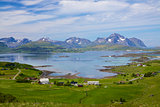 Scenic Lofoten islands
