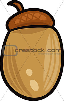 acorn clip art cartoon illustration