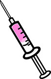 syringe clip art cartoon illustration