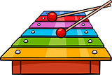 xylophone clip art cartoon illustration