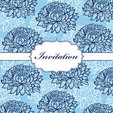 floral invitation card 
