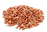 Pile of shelled peanuts