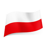 State flag of Poland.