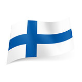 State flag of Finland.