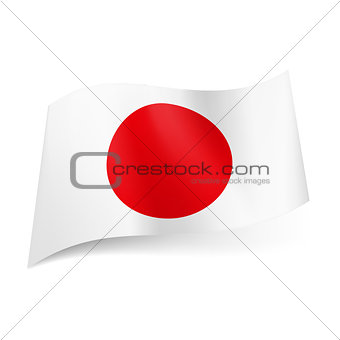 State flag of Japan.