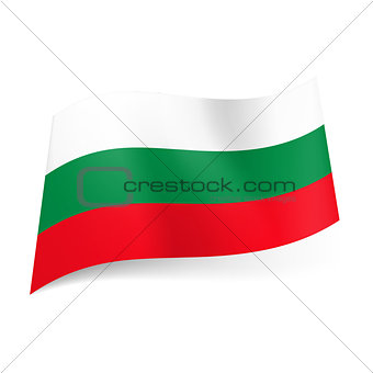 State flag of Bulgaria.