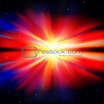 abstract space background with stars