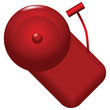 Red alarm bell