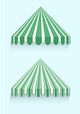 conical awnings
