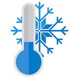 Thermometer snow