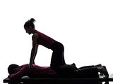 thai massage silhouette