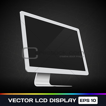 Vector LCD Display Icon