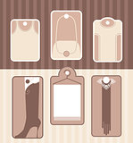 Set of labels for accessory or clothes 