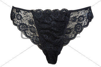 black lace panties