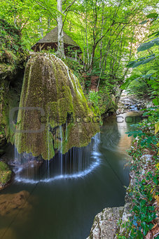 Bigar Cascade Falls in Nera Beusnita Gorges National Park, Romania.