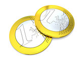 One Euro coins