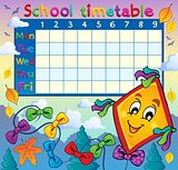 School timetable thematic image 8