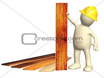 Puppet with new parquet planks