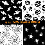 Halloween seamless patterns collection