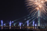 Celebratory salute in Riga