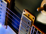 Electric guitar strings and pickups