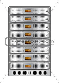 server rack installed-4
