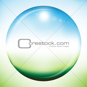 Blank summer sphere