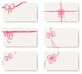 bows with ribbons