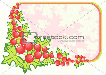 Frame from abstract berries